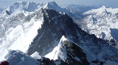 The first team of climbers reached the Everest summit